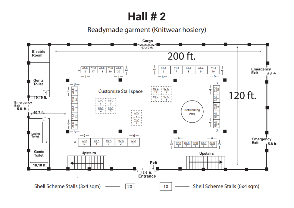 Floor Plans TEXPO 2023 International Textile Exhibitions