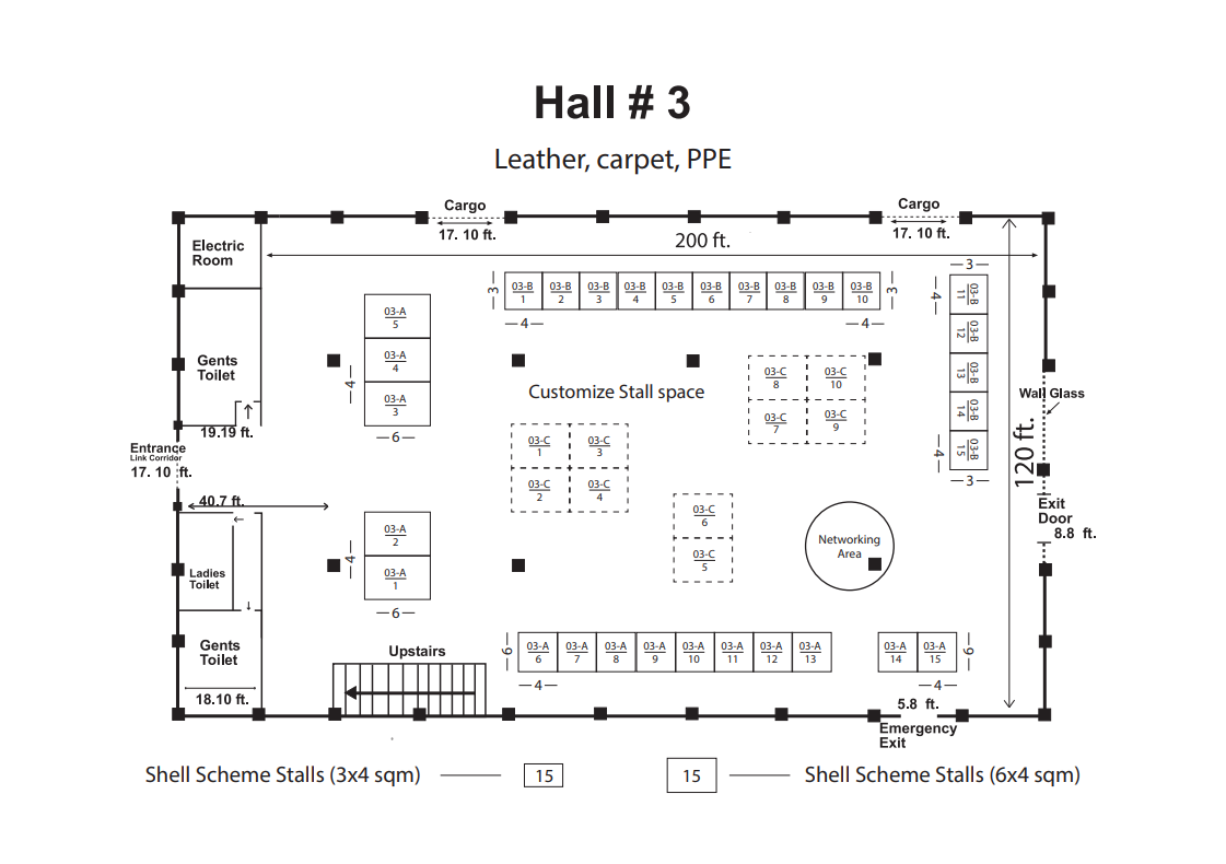 Floor Plans TEXPO 2023 International Textile Exhibitions