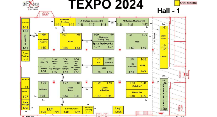 hall 1 - texpo 2024